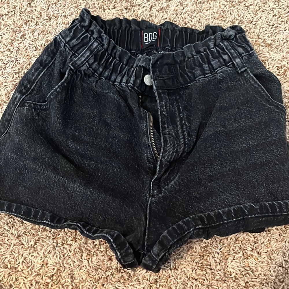 black bdg shorts